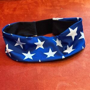Blue Star Patterned running Headband